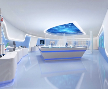 Modern Exhibition Hall-ID:158157112