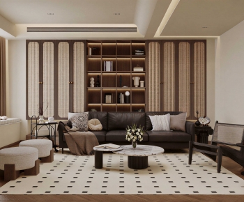 Modern A Living Room-ID:286135913