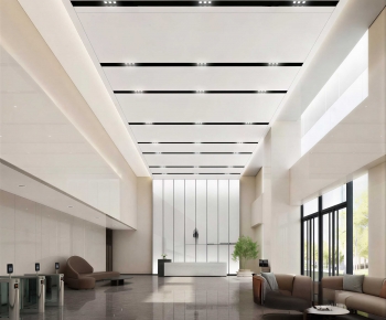 Modern Office Reception Desk-ID:570132029