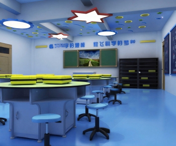 Modern School Classrooms-ID:907497888