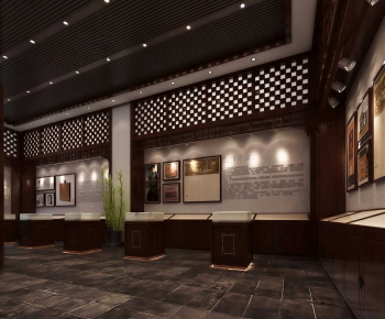 New Chinese Style Exhibition Hall-ID:944380046