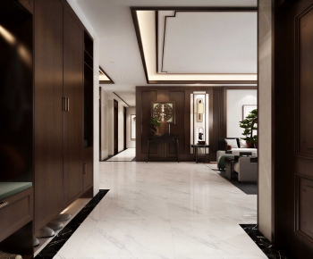 New Chinese Style Hallway-ID:414064885
