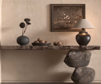 Wabi-sabi Style Console-ID:557430032