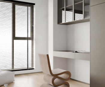 Modern Computer Desk And Chair-ID:576906928