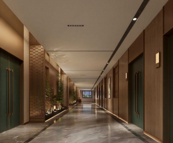 New Chinese Style Office Aisle-ID:638907919