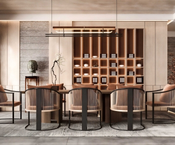 New Chinese Style Tea House-ID:743877893