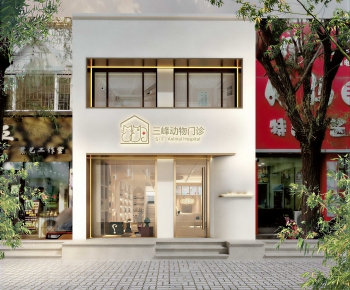 Modern Facade Element-ID:391478063