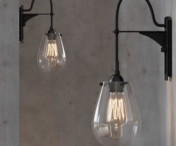 Industrial Style Wall Lamp-ID:297076946