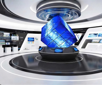 Modern Exhibition Hall-ID:880774973