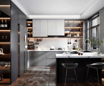 Modern Open Kitchen-ID:205720906