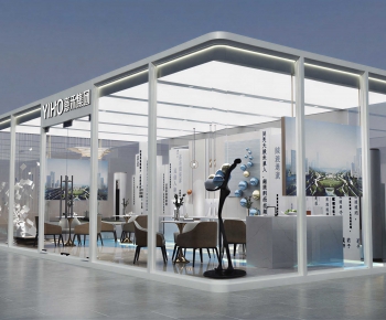 Modern Exhibition Hall-ID:649842987