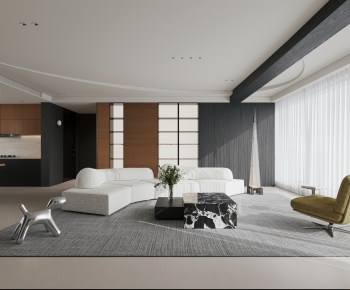 Modern A Living Room-ID:714996106