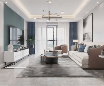 Modern A Living Room-ID:182323934