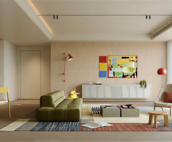 Modern A Living Room-ID:973454001