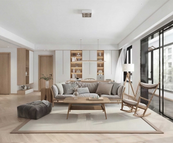 Modern A Living Room-ID:649321086