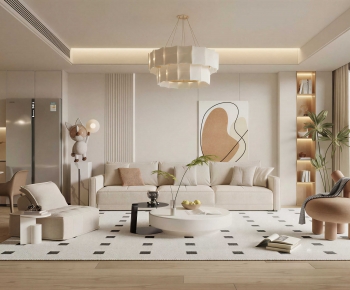 Modern A Living Room-ID:684331894