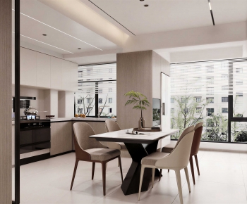 Modern Dining Room-ID:674582002