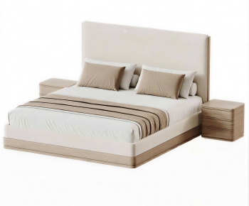 Modern Double Bed-ID:630480053