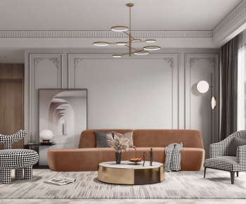 Modern A Living Room-ID:344681024