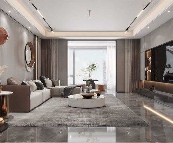 Modern A Living Room-ID:643808892