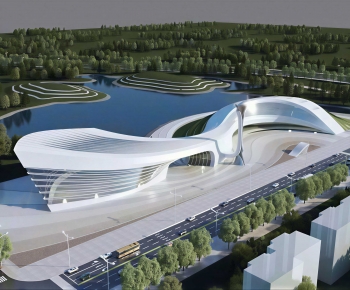 Modern Appearance Of Commercial Building-ID:804539928