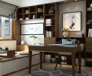 New Chinese Style Study Space-ID:114048965