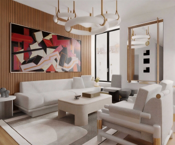 Modern A Living Room-ID:572710992