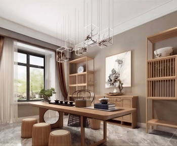 New Chinese Style Tea House-ID:924766066