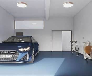 Modern Underground Garage-ID:522341978