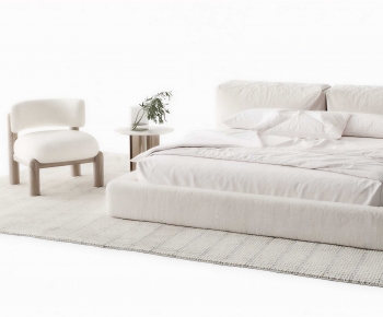 Modern Double Bed-ID:223829988