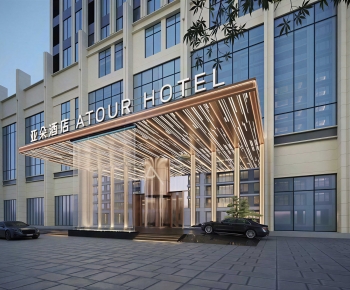 Modern Facade Element-ID:725328943