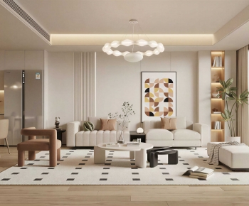 Modern A Living Room-ID:822870971