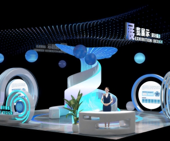 Modern Exhibition Hall-ID:913136013