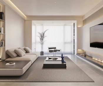 Modern A Living Room-ID:429522992