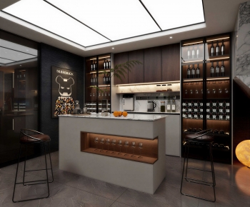 Modern Wine Cellar/Wine Tasting Room-ID:803699975