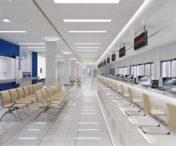 Modern Office Reception Desk-ID:171412943