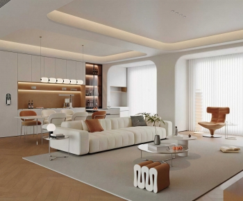 Modern A Living Room-ID:255132919