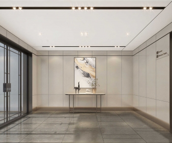 Modern Office Reception Desk-ID:542537938