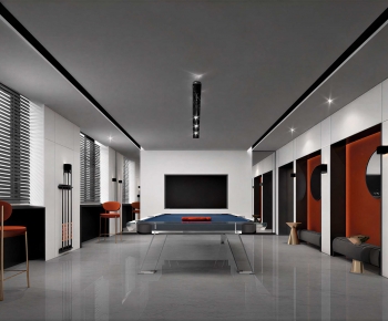 Modern Staff Recreation Room-ID:393346073