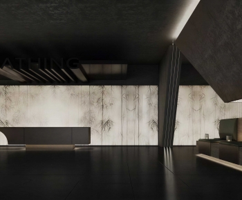 New Chinese Style Office Reception Desk-ID:782751084