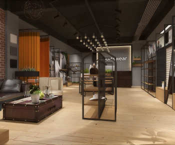 Industrial Style Clothing Store-ID:762725117