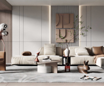 Modern A Living Room-ID:699843884