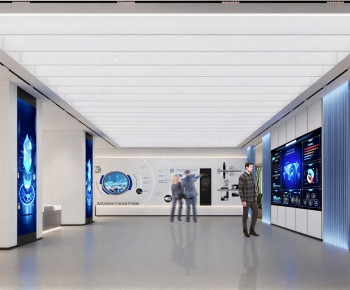 Modern Exhibition Hall-ID:145880947