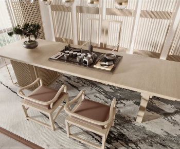 New Chinese Style Tea Tables And Chairs-ID:462096939