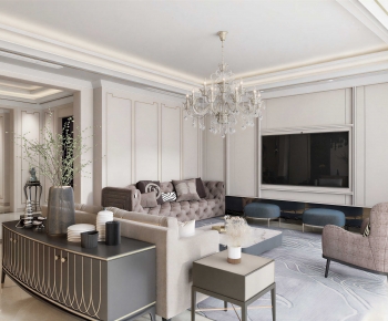 Modern A Living Room-ID:453259943