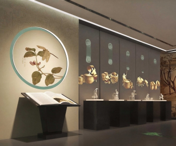 New Chinese Style Exhibition Hall-ID:995054014