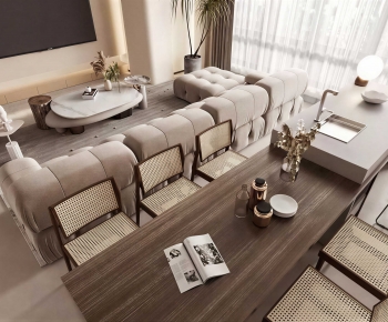 Modern Dining Table And Chairs-ID:473767041