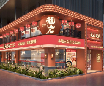 New Chinese Style Facade Element-ID:121218921