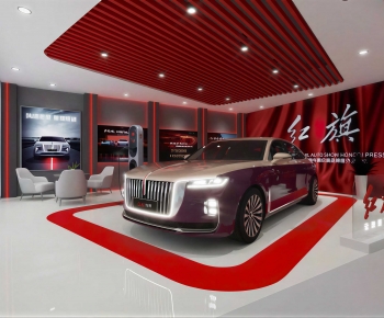 Modern Exhibition Hall-ID:414918904