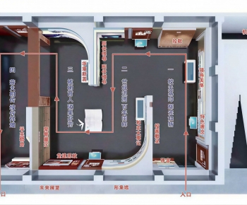 Modern Bird 's-eye View Of Office-ID:600007066